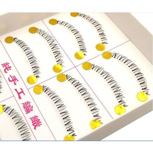 Good Natural crisscross DIY false lower eyelashes as handmade lashes fake eyelashes artificial eyelashes for women beauty makeup