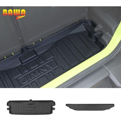 BAWA Car Rear Trunk Mats Pads For Suzuki Jimny 2019 2020 2021 TPE Trunk Mat For Suzuki Jimny JB64 JB74W Car Accessories