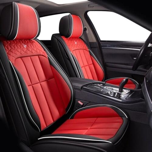 Leather Car seat covers For volkswagen polo 9n touareg 2005 amarok caddy passat tiguan Golf Phaeton Beetle Santana accessories