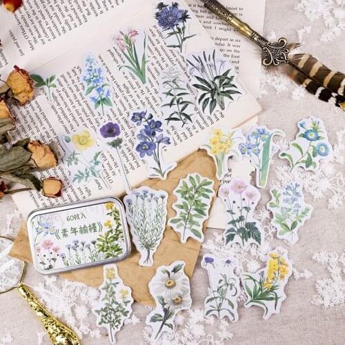 Sticker Scrapbooking Supplies Beautiful Adhesive Decorative Sticker For Gift Packaging Notebooks TS2 Scrapbooking Stamping