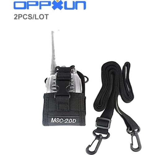 OPPXUN MSC-20D Radio Case Holder for Baofeng UV3R+Plus Puxing PX-777 Plus PX888 K A194 Walkie talkie Bag Case Holder