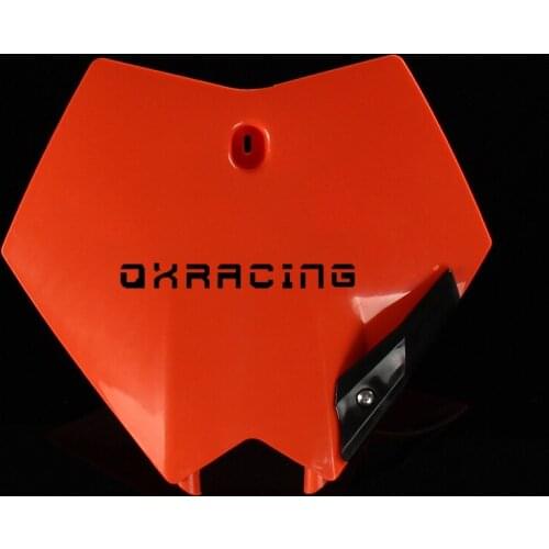 Pit dirt bike motorcycle motorcross front number plate number card plastic cover fit XTR250 Bosuer 189 250 T8