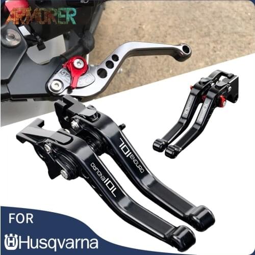 For Husqvarna 701Enduro 701 Enduro 2017 - 2019 Motorcycle CNC Adjustable Folding Extendable Brake Clutch Levers 2017 2018 2019