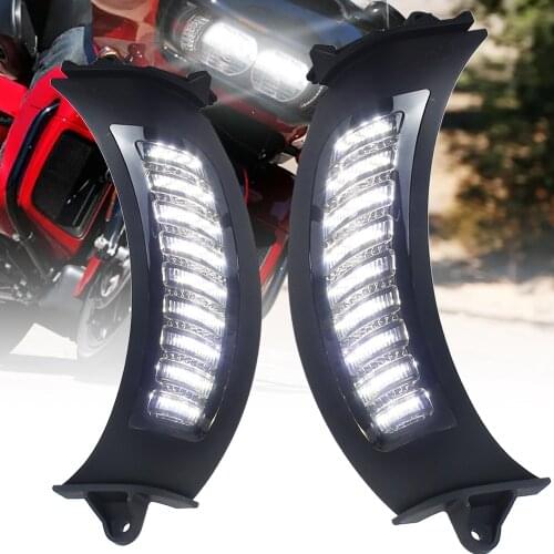 New Led Turn Signal Light for Road Glide 2015-2020 Motorcycle Lights with DRL and Turn Signal Front Lamp 1 pair