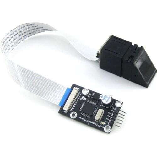UART Fingerprint Reader Module, Onboard Processor STM32F205, Commercial Fingerprinting Algorithm, Optical Sensor