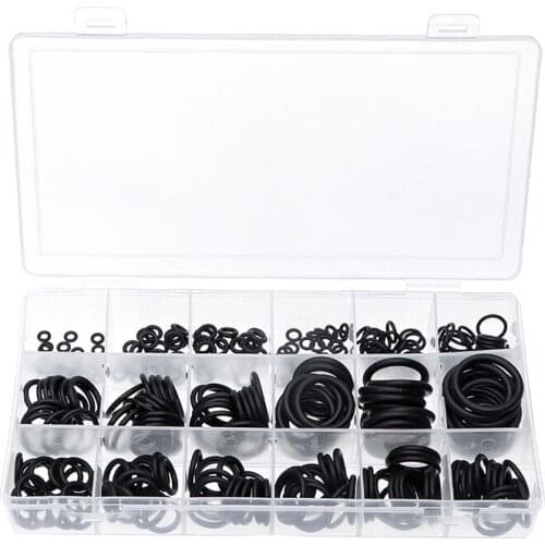 279pcs/set NBR Seal Ring Nitrile Rubber Gaskets o-ring kit black seal o ring gaskets set Waterproof hydraulic cylinder seal ring