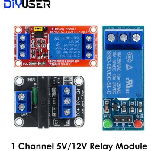 5V 12V 1 Channel Relay Module With Optocoupler Relay Module SSR G3MB-202P Solid State Relay Module For ARDUINO