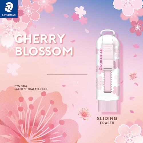 1Pc Germany STAEDTLER Push-Pull Sakura Eraser Erase Clean Safety and Environmental Protection Light Color Series Stationery