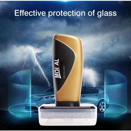 100ml Car Front Glass Oil Film Remove Wax Anti-fogging Agent Windshield Flooding Evaporator Liquid Anti-scratches Washing Tool