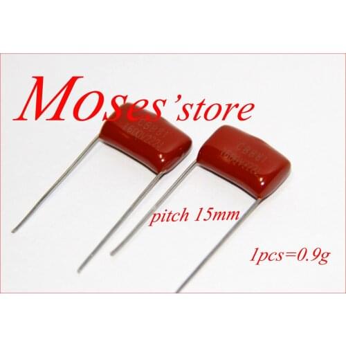 1600v 222 222J 0.0022uf 2.2nf Capacitor 100% New Original Capacitance CBB81 Polypropylene Film Capacitors pitch P15MM