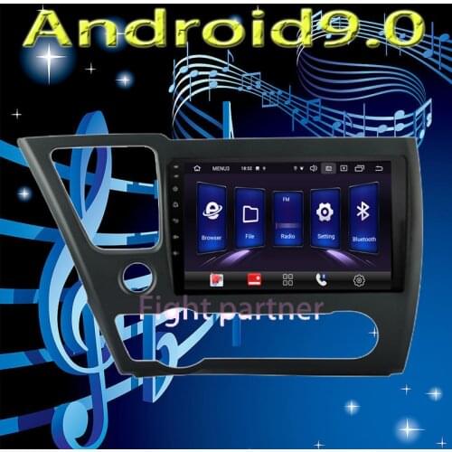 2.5D android 9.0 Car DVD GPS For Honda Civic Saloon 2013 2014 2015 2016 EX LX DX Radio Multimedia Player