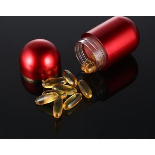 30ML 20PCS Colorful Pill Box, Empty Mens Health Care Products Small Vial, Capsule Container, Empty Small Medicine Bottles