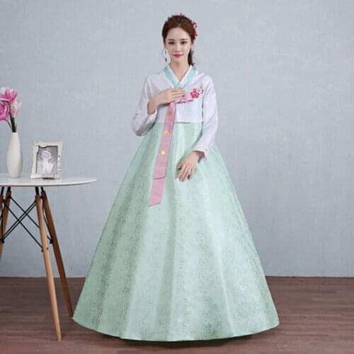 2020 New Fashion Hanbok Dress Korean Traditional Hanbok Korean National Costumes Woman Hanbok Party Game Dress