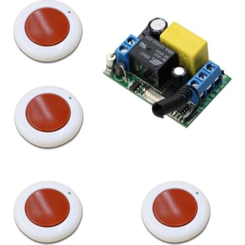 220V Wireless Remote Control Switch System Radio Control Switches 1CH 10A Relay Module Receiver Transmitter Learning Code TX RX
