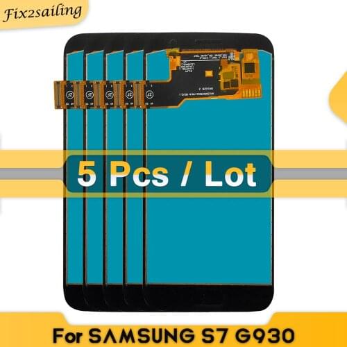 5pcs/lots New TFT INCELL LCD For SAMSUNG Galaxy S7 G930 G930F Display Touch Screen Digitizer Assembly AAA+ Quality 100% Tested