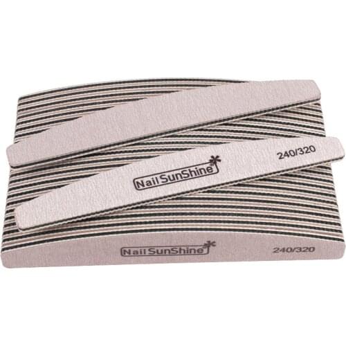 50Pcs/set Nail Form File 240/320 Grey Goat Nail Buffer Sponge Nail File Buffer Block Polish Pedicure Sanding Buffering Manicure