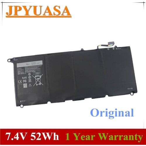 7XINbox 7.4V 52wh 6710mAh JHXPY 5K9CP JD25G Original Laptop Battery For DELL XPS 13 (9343) (9350) 90V7W 090V7W