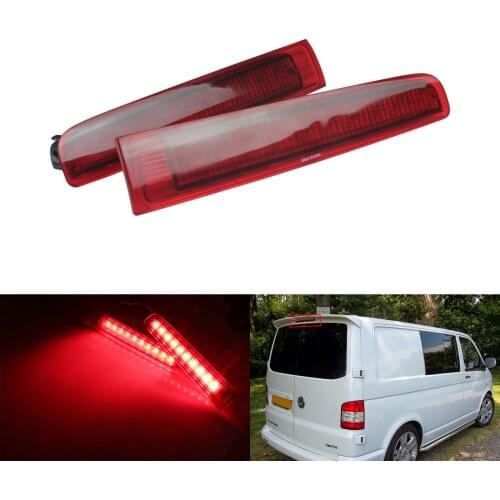 ANGRONG 1 Pair LED High Level Third Brake Stop Light Lamp For VW T5 T6 Transporter Caravelle 03- 15