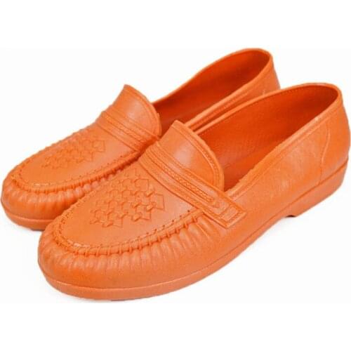 Short Sunny Rain Shoes Female Construction Site Thickened PVC Spring and Autumn Rain Boots Antiskid Labor Water Shoes 36-40