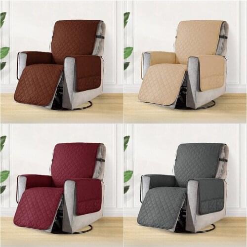 Recliner Chair Cover Removable Couch Covers with Pockets Sofa Cushion Towel Anti-Slip Pets Dogs Mat Furniture Protector Cover