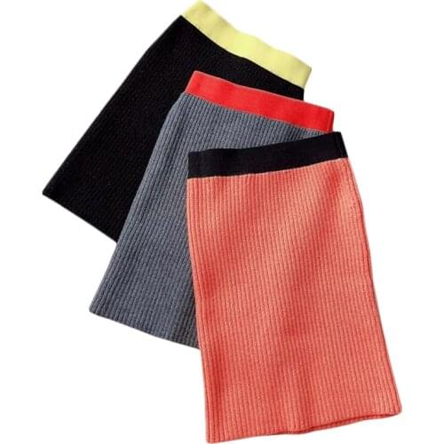 Kids Girls Skirts 2019 New Arrival Toddler Kids Baby Girls Solid Knitted Skirt Age 2-8 Years Childrens Clothes GS56