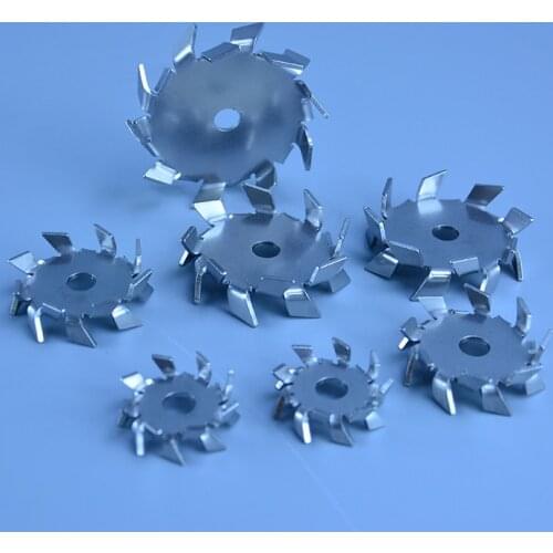 Diameter 30mm 50mm 60mm Bore 8mm Stainless Steel 304 Stir Blade Impeller Tooth Type Dispersed Disc Gear