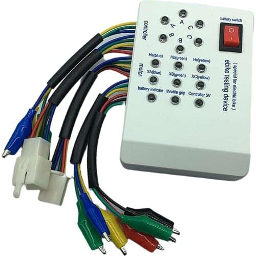 Electro Car Scooter Brushless Motor Controller Tester Brushless Motor Tester Portable Vehicle Detector for Motor Controller