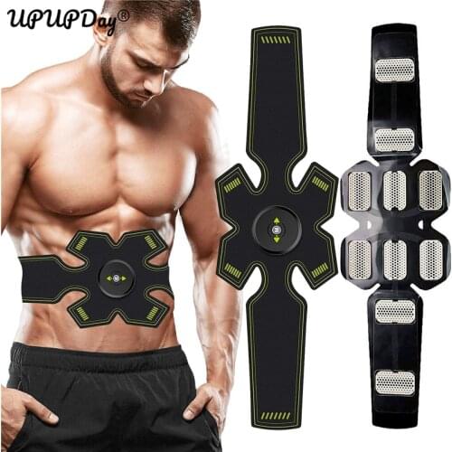 EMS Muscle Trainer Abdominal Stimulator Smart Shaping Tool Muscle Strength Training Instrument Muscles Exerciser Enhancer Device
