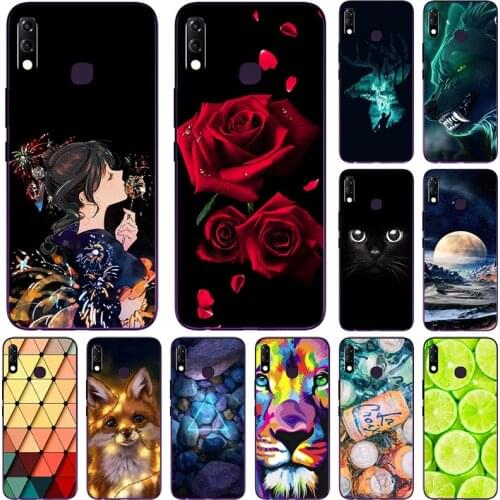 Fashion Printed Case For Infinix Hot 7 X624 Hot 6 Pro X608 HOT6 X606 hot 5 X559C Cover Original soft silicone Phone Case Shell