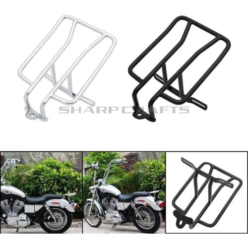 Motorcycle Rear Fender Luggage Rack Carrier For Harley Sportster Iron XL 883 1200 1000 Custom Nightster Dyna Super Glide FXD