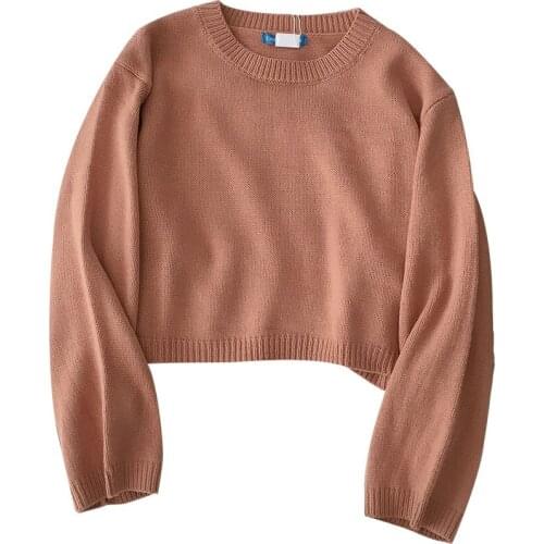 Cheap wholesale 2021 spring summer autumn new fashion casual warm nice women Sweater woman female OL fluffy sweater Vy155