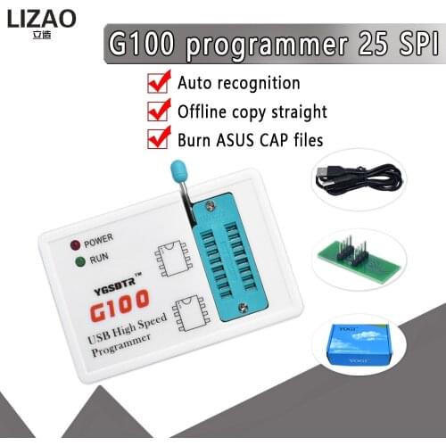 Newest Version G100 High Speed USB SPI Programmer 24 26 25 93 Bois EEPROM Flash support Compatible with EZP2010 EZP2013 EZP2019