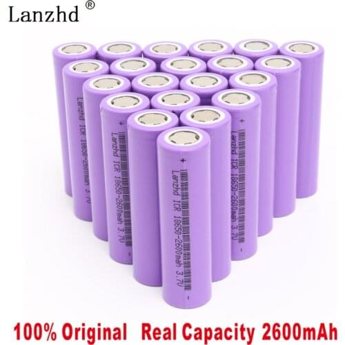 2019 NEW ICR18650 batteries 3.7V 2600mAh For Samsung 26F Rechargeable 18650 Li ion Battery Real Capacity Batteries 10pcs-40pcs