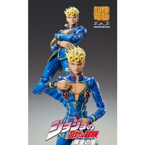 Original Medicos Giorno Giovanna model gold wind bizarre adventure action figure toy