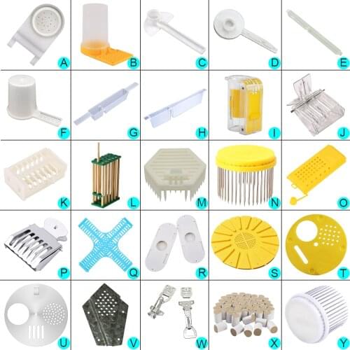 Variety Style Beekeeping Kit Bee Queen Marking Catcher Beehive Round Nest Door Protective Cover Cage Feeder Smoke Bombs Tools