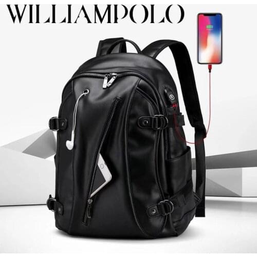 Fashion mens and womens general backpack high quality 15.6 inch USB port Notebook Backpack large capacity multifunctional bag