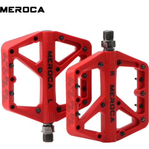 GOLDIX Width-Width Non-slip XC Off-road pedal pedal clip mtb rainbo Free Shipping Mountain Road Bike Nylon Pedal Peilin Bearing