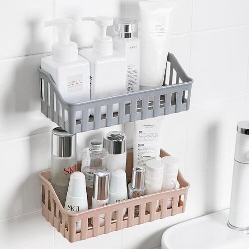 Non-perforated bathroom shelving toilet wall hanger toilet toilet tripod bathroom storage rack shelf organizer bathroom