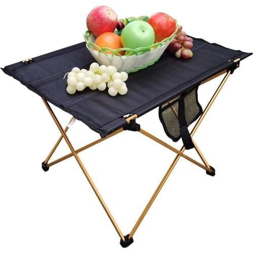 Oxford Cloth Camping Table Portable Fishing Picnic Beach Folding Side Table With Carry Bag For Outdoor BBQ Garden Accessories