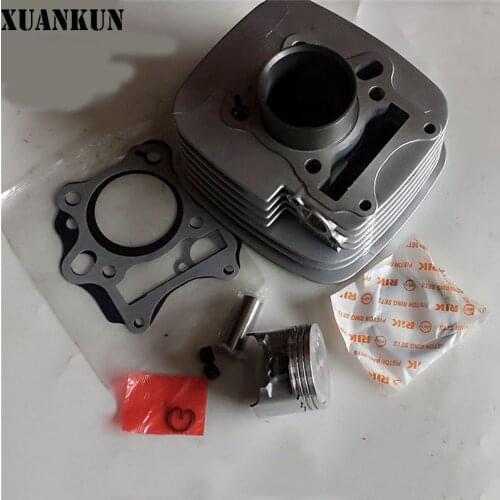 XUANKUN GT125 QS125-5CABEF Cylinder Block Cylinder Piston Ring Up And Down Pad
