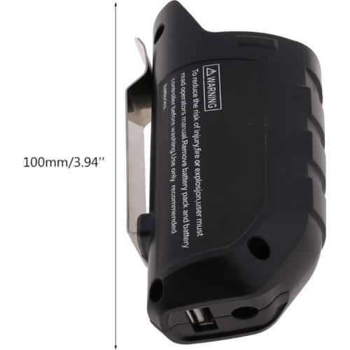 USB Adapter Charger Holster Replacement For BOSCH Professional Li-ion Battery 10.8V/12V BHB120