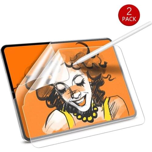 2PCS Paper Like Screen Protector Film Matte PET Painting Write For Apple iPad 9.7 Air 2 3 4 10.5 2020 Pro 11 10.2 7th Gen Mini
