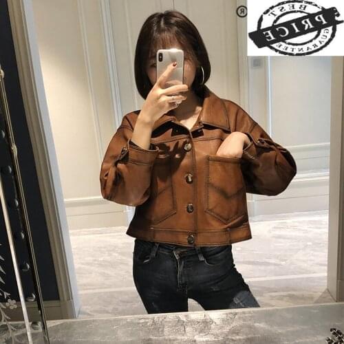 Coat Natural Sheepskin Female Genuine Leather Jacket Women Clothes 2021 Vintage Moto Short Real Leather Jacket Hiver T2a0