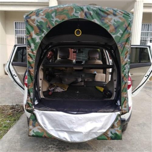 1 Pc Car Rear Roof Tent Outdoor Camping Tent Equipment Canopy Tail Ledger Picnic Awning For Volkswagen/Skoda/Mazda/Honda/Toyota