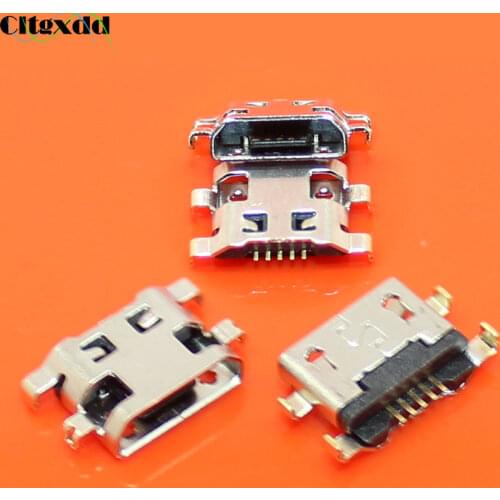 10pcs Micro USB Connector 5 Pin Micro USB Jack Socket Charging Port for Lenovo A708t S890 Alcatel 7040N Huawei G7 G7-TL00