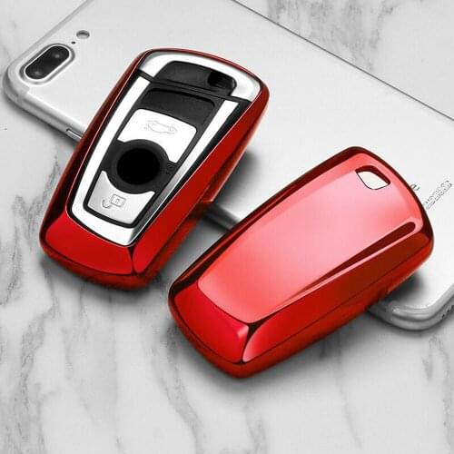10x Car Key Case Cover for 520 525 f30 f10 F18 118i 320i 1 3 5 7 Series X3 X4 M3 M4 M5 Car Styling Soft TPU Protection Key Shell