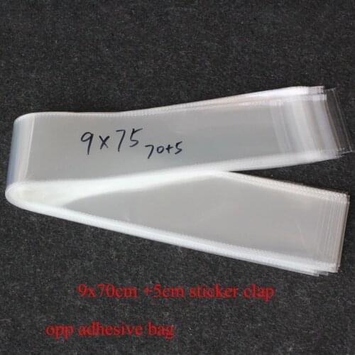 2018 200x Size: 9x75cm ( 70+5cm Clap) Clear Opp Self Adhesive Packaging Bags For Umbrella , Tube, Poles, Pencil, Oil Pens Rod