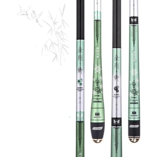 3.6/3.9/4.5/4.8/5.4m Taiwan Fishing Rod Hand Pole 2 Carbon Super Hard Carp Catfish Fishing Peche Vara De Pesca Spinning Canne