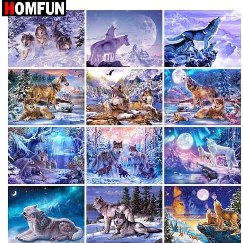 HOMFUN Full Square/Round Drill 5D DIY Diamond Painting "Fruit vegetable landscape" Embroidery Cross Stitch 5D Home Decor Gift