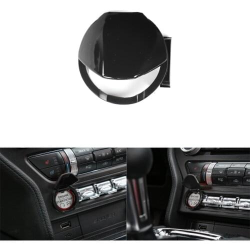 For Ford Mustang 2015 2016 Car Engine Start Stop Decoration Cover Cap Interior Car Accessories 8 Colors Available
